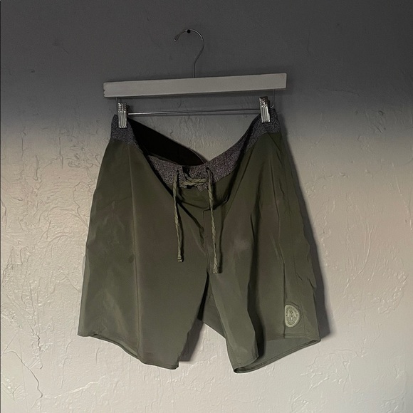 Patagonia Other - Patagonia Olive Swim Trunks with Logo sz 33
